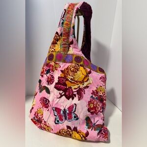 Cutest homemade felt floral sling style bag